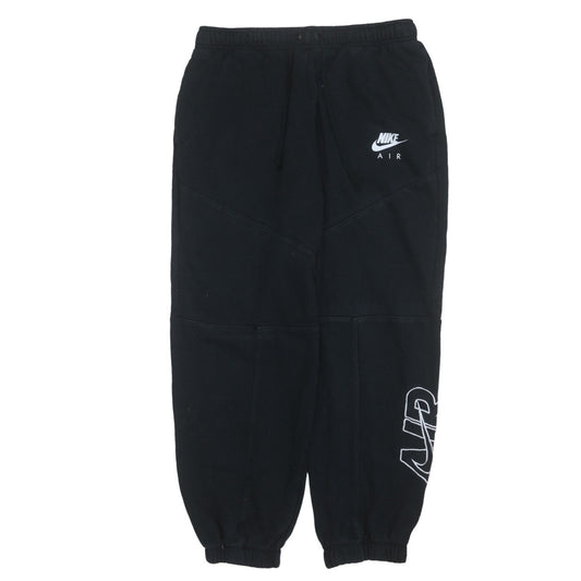 Nike Air Women's Black Jogger Trousers M Fleece Drawstring