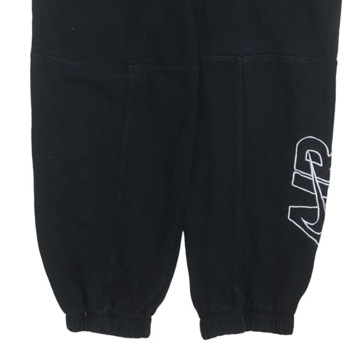 Nike Air Women's Black Jogger Trousers M Fleece Drawstring