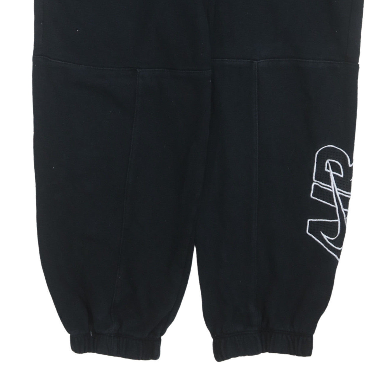 Nike Air Women's Black Jogger Trousers M Fleece Drawstring