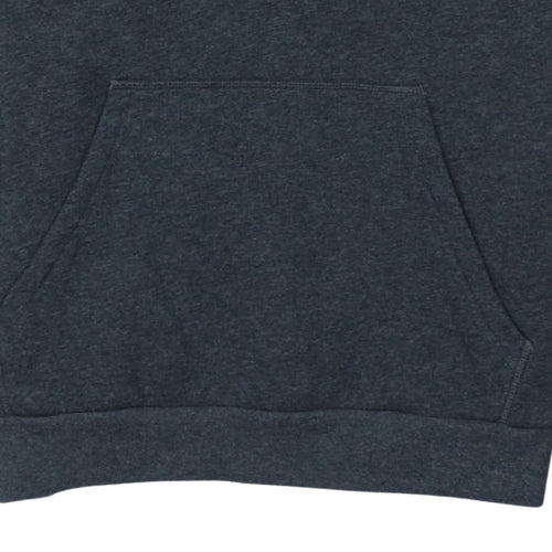 Adidas Boys Grey Fleece Pullover Hoodie Size 13-14 Years