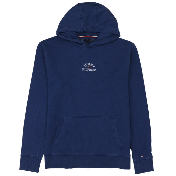 Tommy Hilfiger Men's Blue XL Pullover Hoodie Classic Embroidered Logo