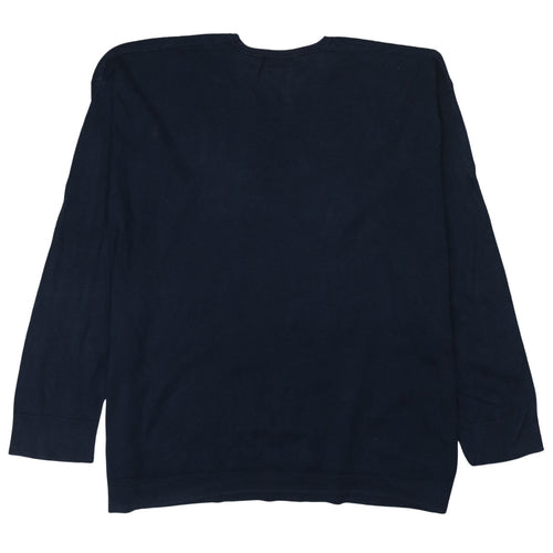 Ralph Lauren Men's Blue XL Cotton Crew Neck Jumper