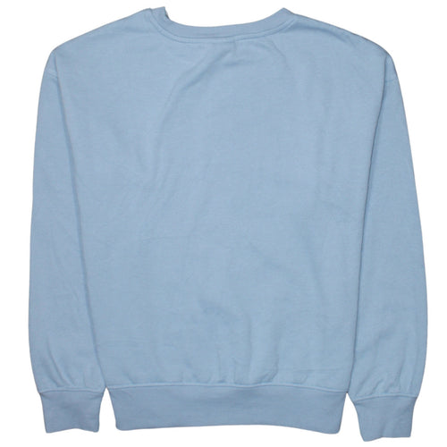 Disney Primark Women Blue Stitch Winter Sweatshirt XS Crew Neck