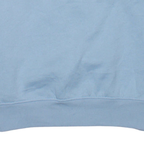 Disney Primark Women Blue Stitch Winter Sweatshirt XS Crew Neck