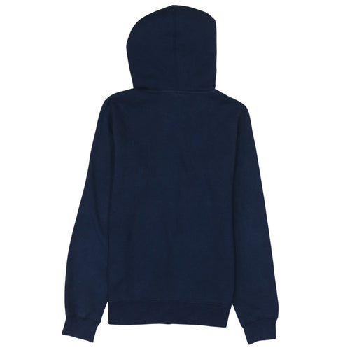 Champion Women's Navy Pullover Hoodie Medium - Classic Logo Cotton Blend