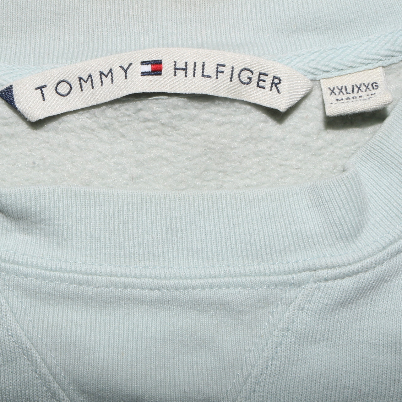 Tommy Hilfiger Men's Beige 2XL Crew Neck Pullover Sweatshirt
