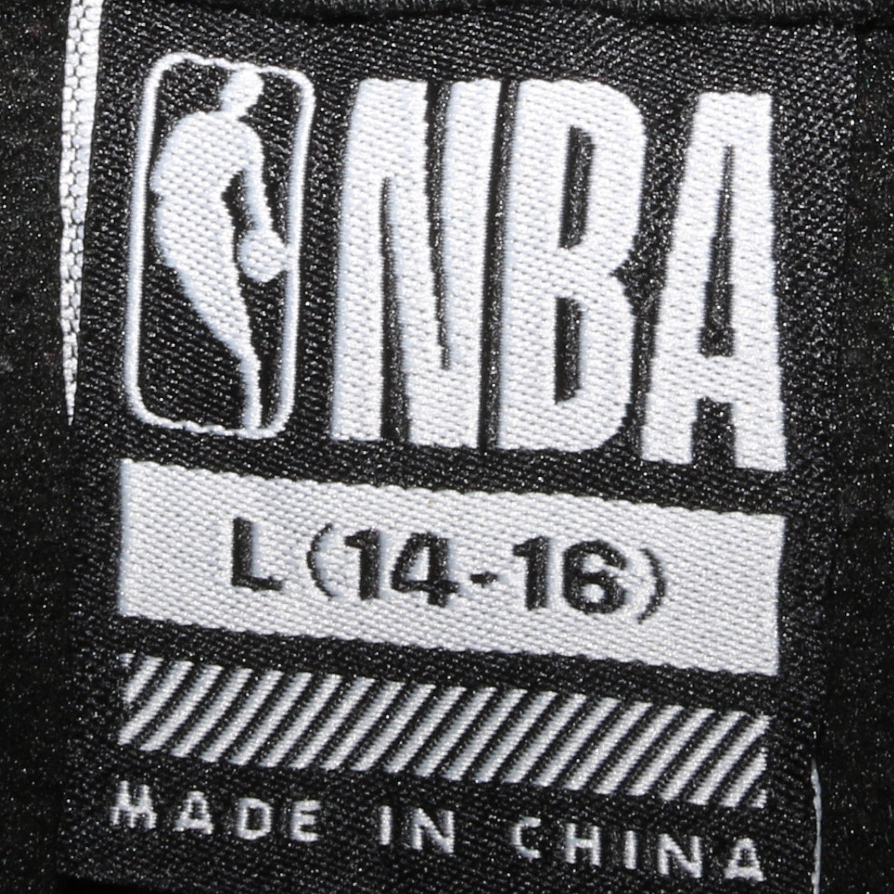 NBA Boys Black Hoodie L (14-16) Pullover Basketball Graphic Sweatshirt