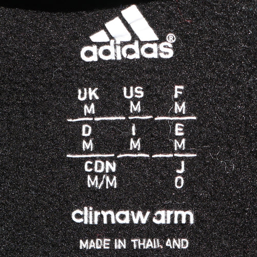 Adidas Men's Black Full Zip ClimaWarm Hoodie Size M