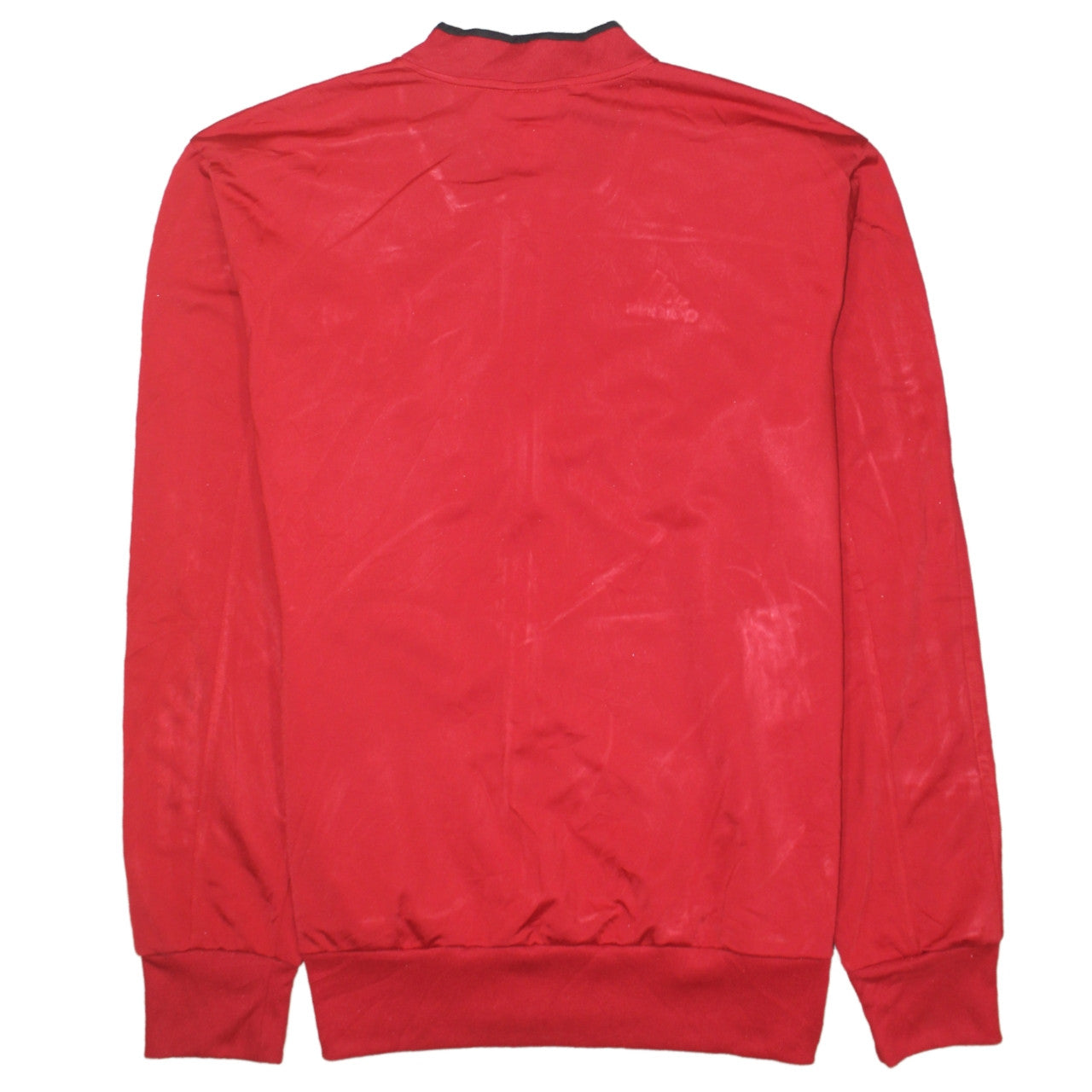 Adidas Men's Red Track Jacket L Glasgow Harp AFC Full Zip Polyester