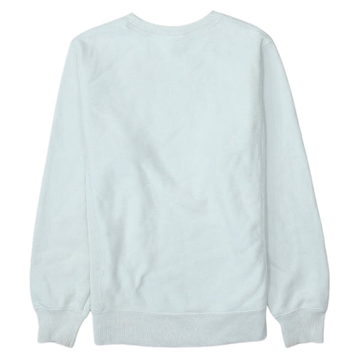 Champion Men's White Small Pullover Sweatshirt Embroidered Logo