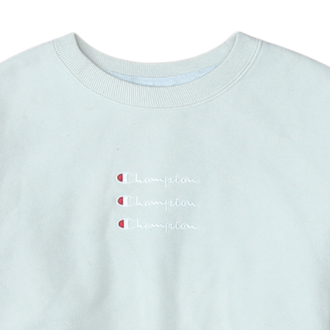 Champion Men's White Small Pullover Sweatshirt Embroidered Logo