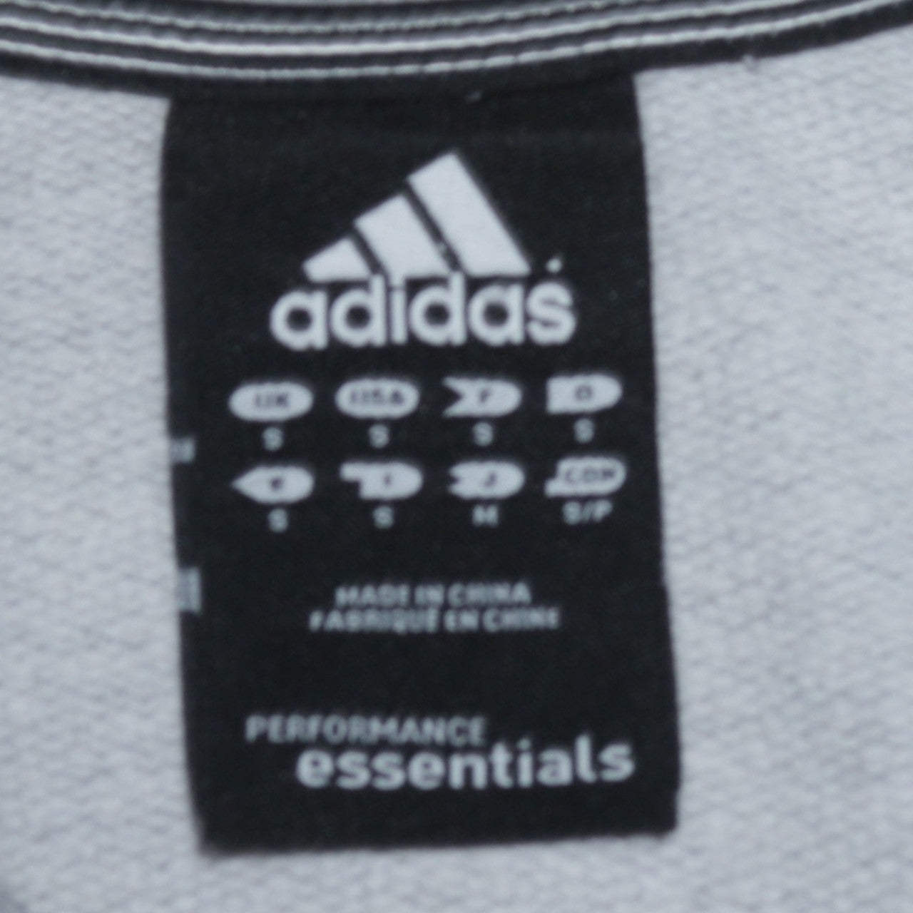 Adidas Men's Grey Crew Neck Pullover Sweatshirt S Regular Fit