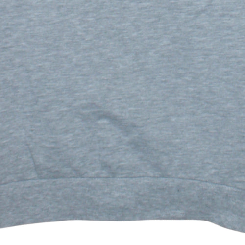 Adidas Men's Grey Crew Neck Pullover Sweatshirt S Regular Fit