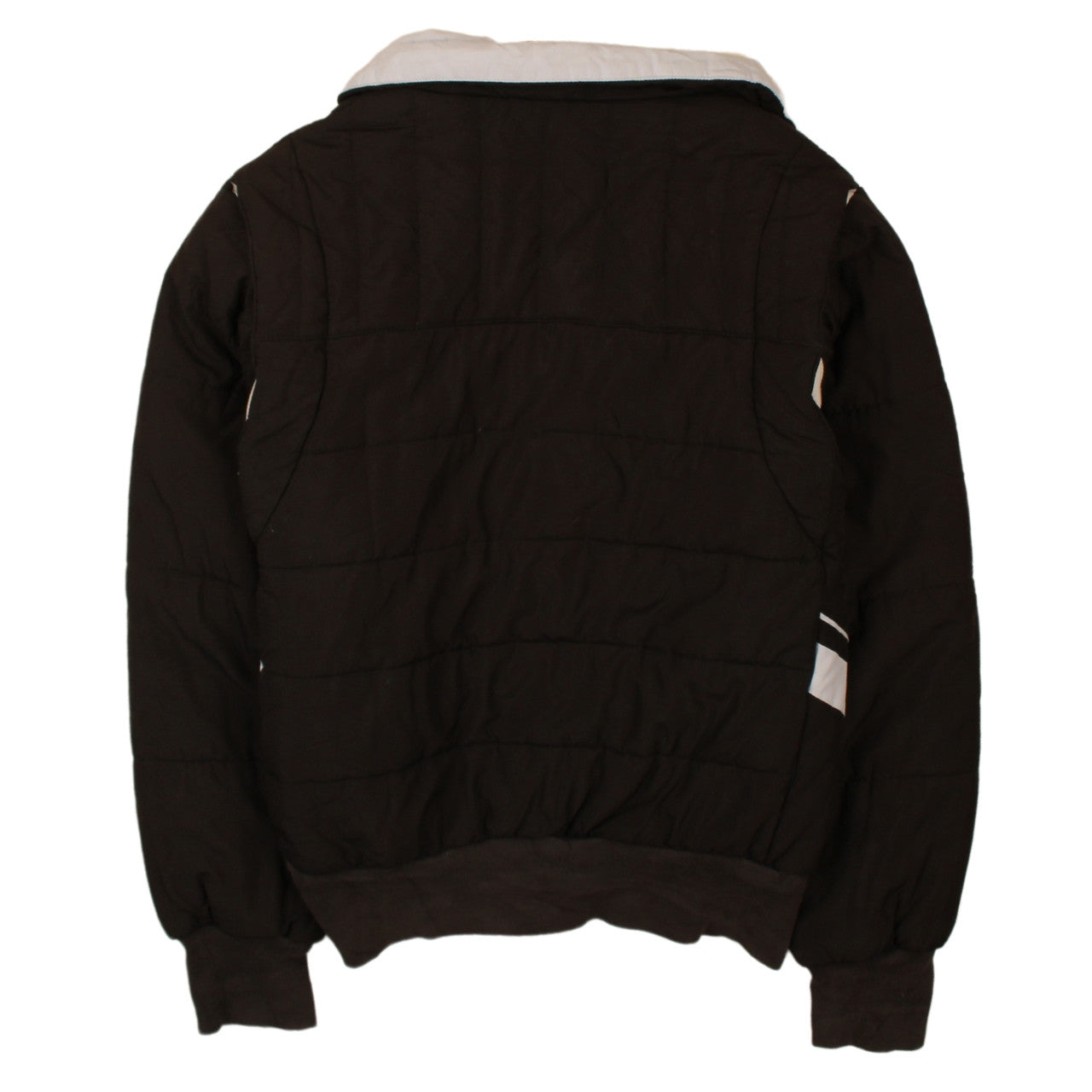 Puma Women Black Mid-Length Full Zip Lined Activewear Jacket M