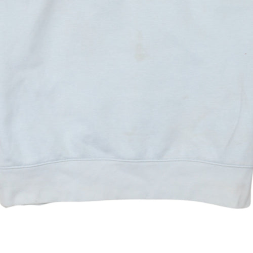 Levi's Men's White Relaxed Fit Crew Neck Sweatshirt L