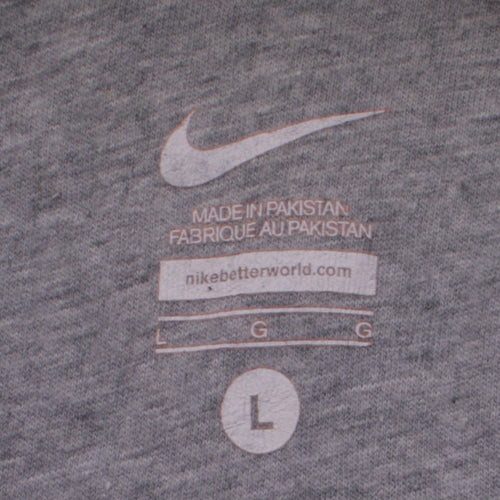 Nike Men's Black Pullover Hoodie L Graphic Sports Sweatshirt