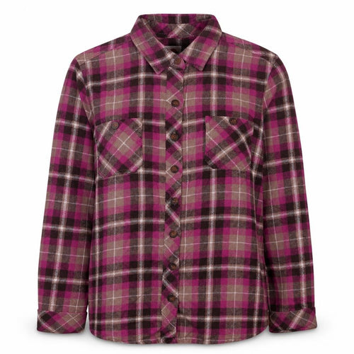 Dickies Women Multicoloured Plaid Flannel Long Sleeve Button-Up Shirt M