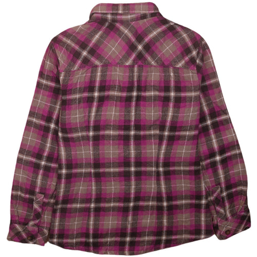 Dickies Women Multicoloured Plaid Flannel Long Sleeve Button-Up Shirt M