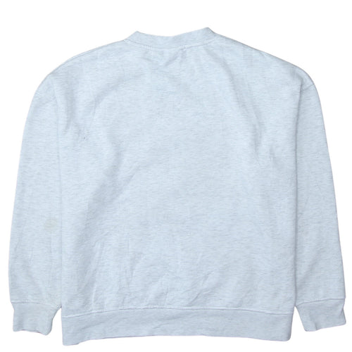 Disney Stitch Grey Sweatshirt Women L Graphic Pullover Jumper