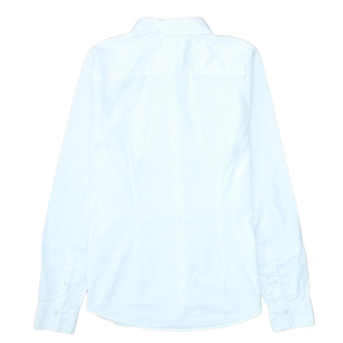 Tommy Hilfiger Men's White Classic Fit Cotton Button-Up Shirt M