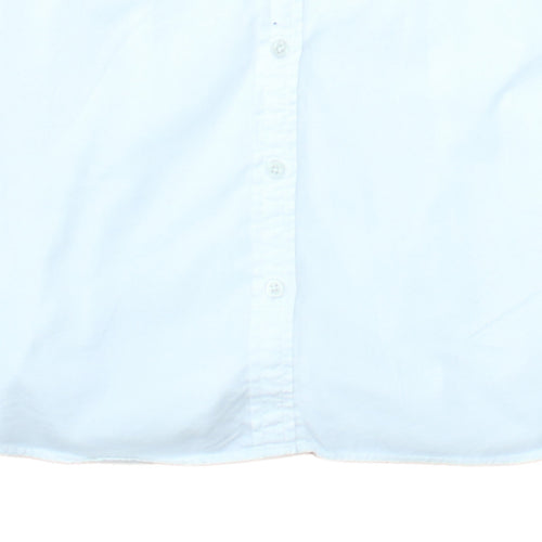 Tommy Hilfiger Men's White Classic Fit Cotton Button-Up Shirt M