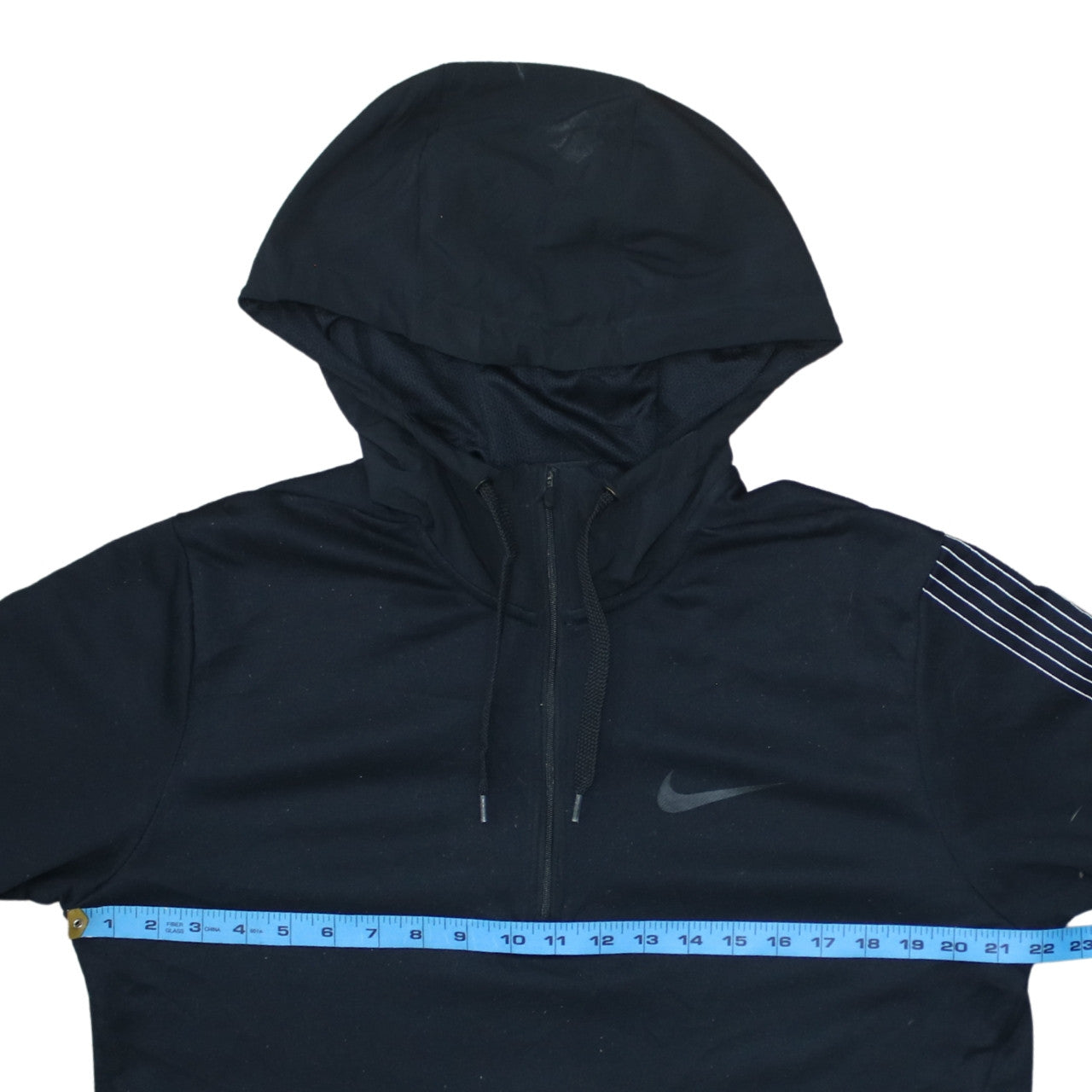 Nike Men's Black Dri-Fit 1/4 Zip Pullover Hoodie Size M