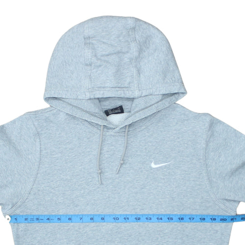 Nike Men's Grey Pullover Hoodie Size S Regular Fit Fleece Sweatshirt