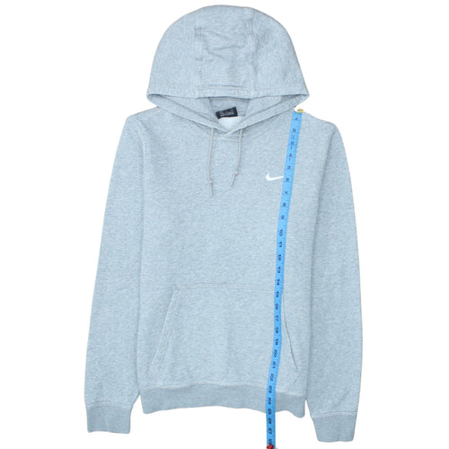 Nike Men's Grey Pullover Hoodie Size S Regular Fit Fleece Sweatshirt