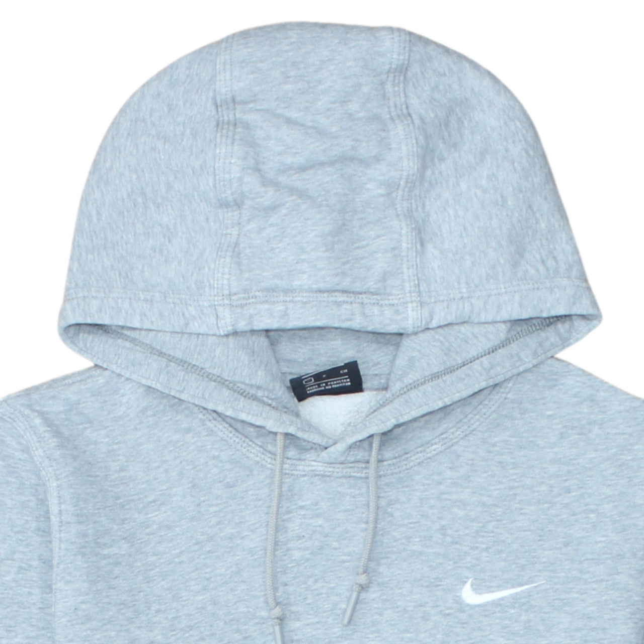Nike Men's Grey Pullover Hoodie Size S Regular Fit Fleece Sweatshirt