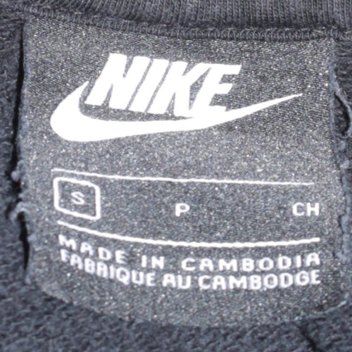 Nike Men's Black Pullover Hoodie Small Fleece Sportswear
