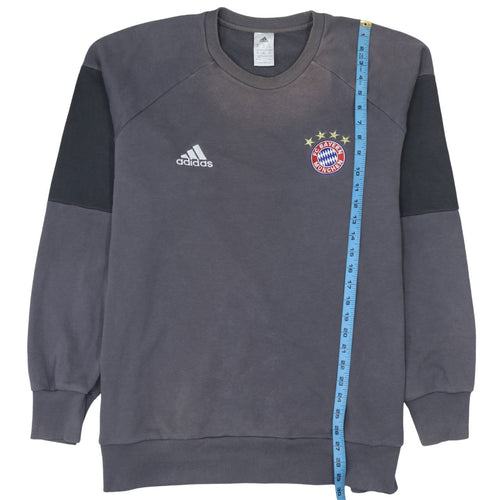 Adidas Men’s Grey 2XL FC Bayern Munich Pullover Sweatshirt