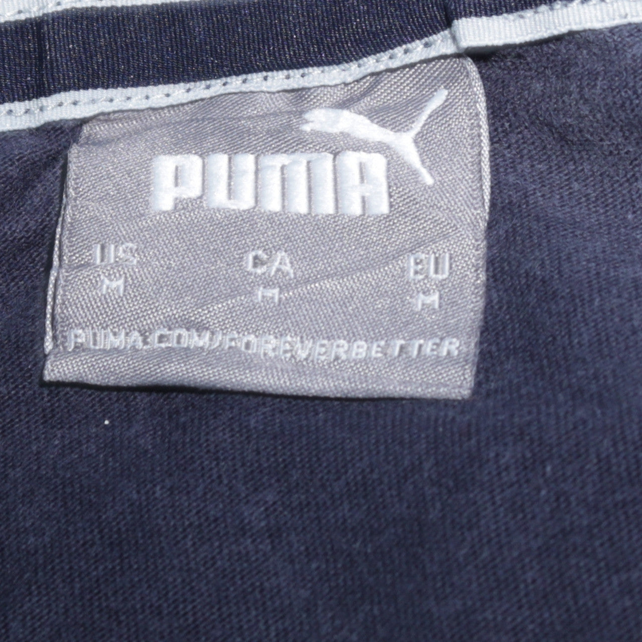 Puma Red Bull Racing Navy Blue Men's M Short Sleeve Cotton T-Shirt