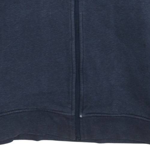 Lacoste Men Blue Full Zip Hoodie M Regular Fleece