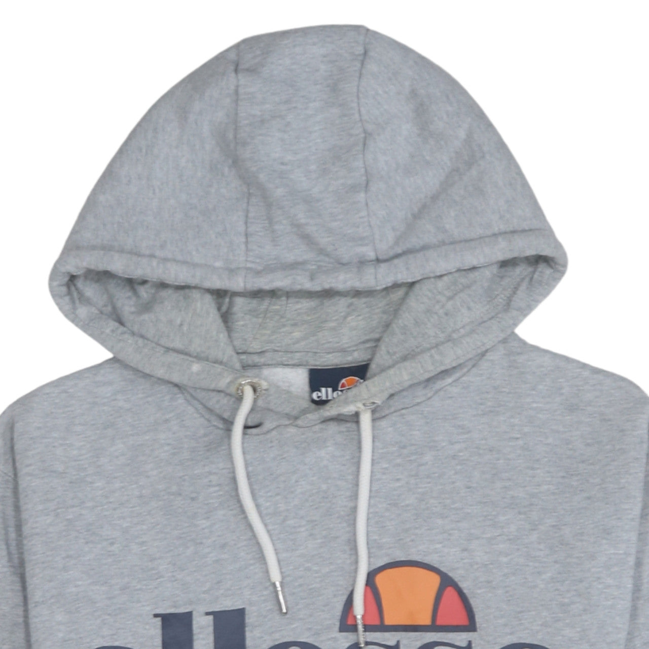 Ellesse Men’s Grey Pullover Hoodie S Regular Fit Logo Sweatshirt