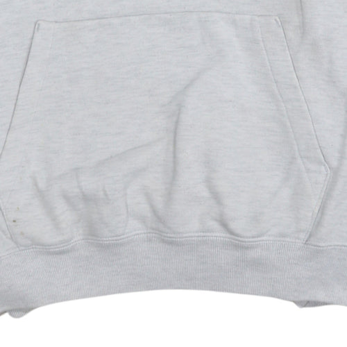 Champion Men's Grey Pullover Hoodie Small Logo Sportswear