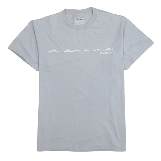 Columbia Men’s Grey Outdoor Graphic Cotton Crew Neck T-Shirt M