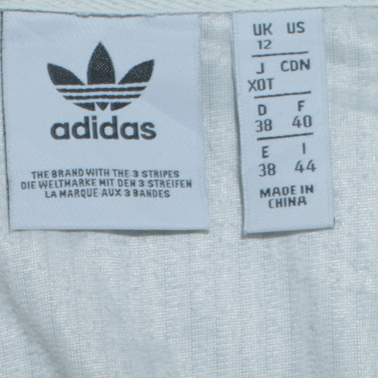 Adidas Women White Hooded Pullover Hoodie Size 12 Cotton Blend