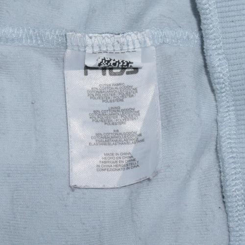 Fila Womens Blue Full Zip Velour Hoodie Size 12 Regular Fit