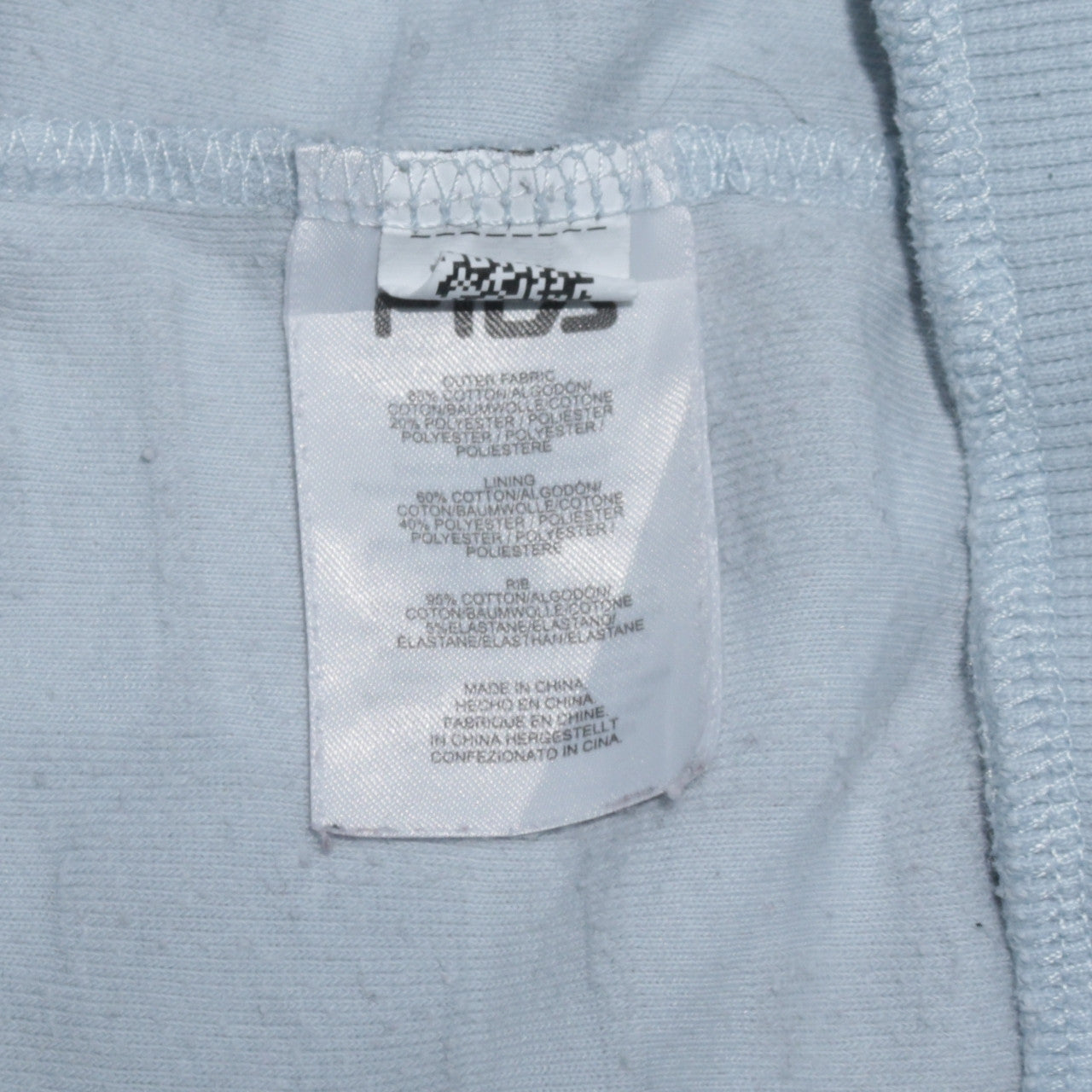 Fila Womens Blue Full Zip Velour Hoodie Size 12 Regular Fit
