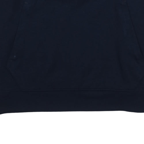 Nike Preston North End FC Men's Navy Blue XL Dri-FIT 1/2 Zip Hoodie