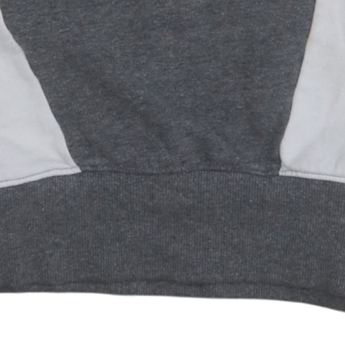 Ellesse Women's Grey Colourblock Logo Sweatshirt UK 8