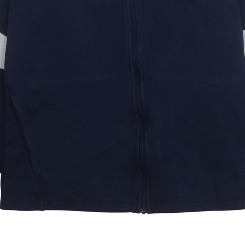 Puma Mens Blue XL Full Zip Hoodie Lightweight Sportswear
