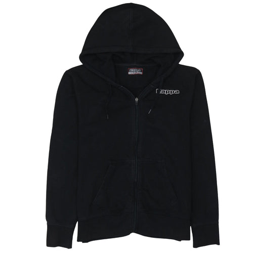 Kappa Men's Black XL Full Zip Hoodie Sweatshirt