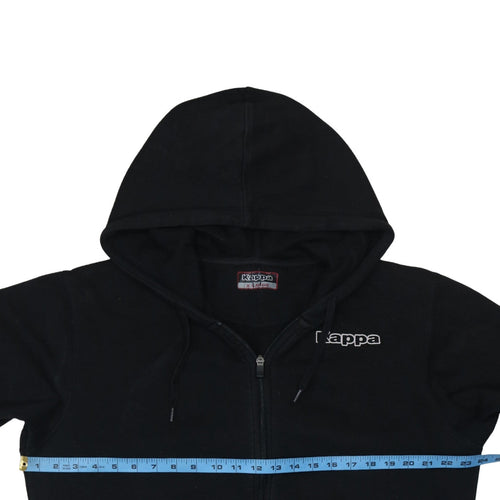 Kappa Men's Black XL Full Zip Hoodie Sweatshirt