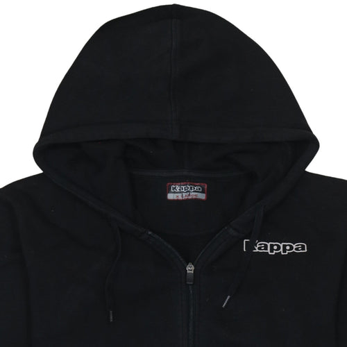 Kappa Men's Black XL Full Zip Hoodie Sweatshirt