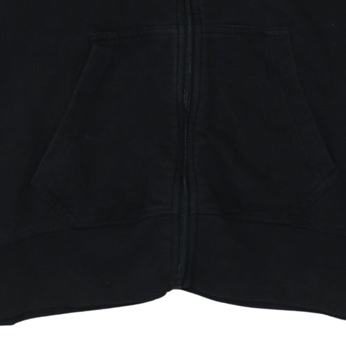 Kappa Men's Black XL Full Zip Hoodie Sweatshirt