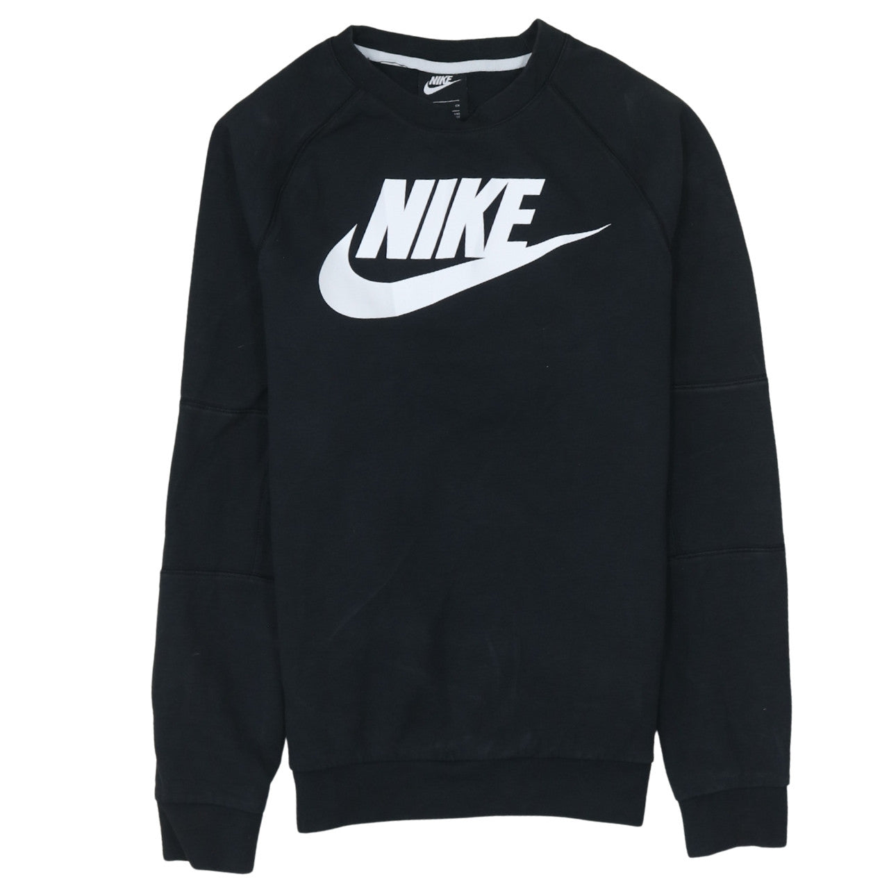 Nike Men's Black Small Crew Neck Pullover Sweatshirt