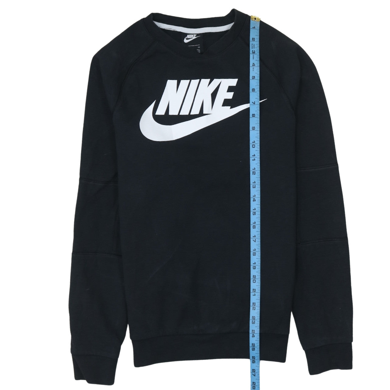 Nike Men's Black Small Crew Neck Pullover Sweatshirt