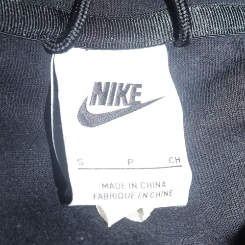 Nike Women's Black Full Zip Hoodie Small Cotton Blend Sportswear