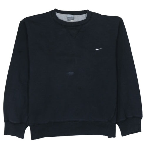 Nike Men's Black L Pullover Crew Neck Fleece Sweatshirt